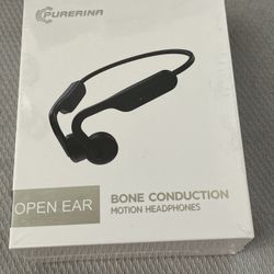 Purerina Open Ear Bone Conduction Motion Headphones Wireless Headset Sealed