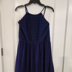 Women Lily Rose Dress Size(XL)Colr Blue, New without tag