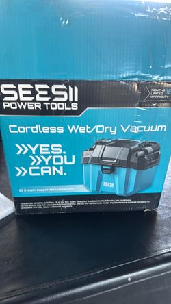 SEESII Cordless 2.6 Gal Wet/Dry Shop Vac – NEW