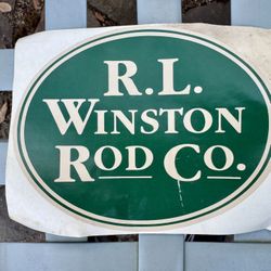 Man Cave Ready R.L. Winston Rod Co. Sticker
