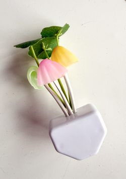 Sensor Mushroom Night Light 2 Pack Color Changing Plug-in Wall LED Mushroom Lamp