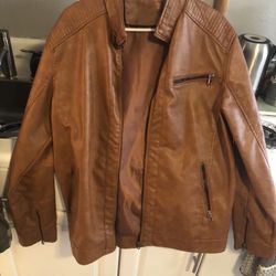 Leather jacket size M