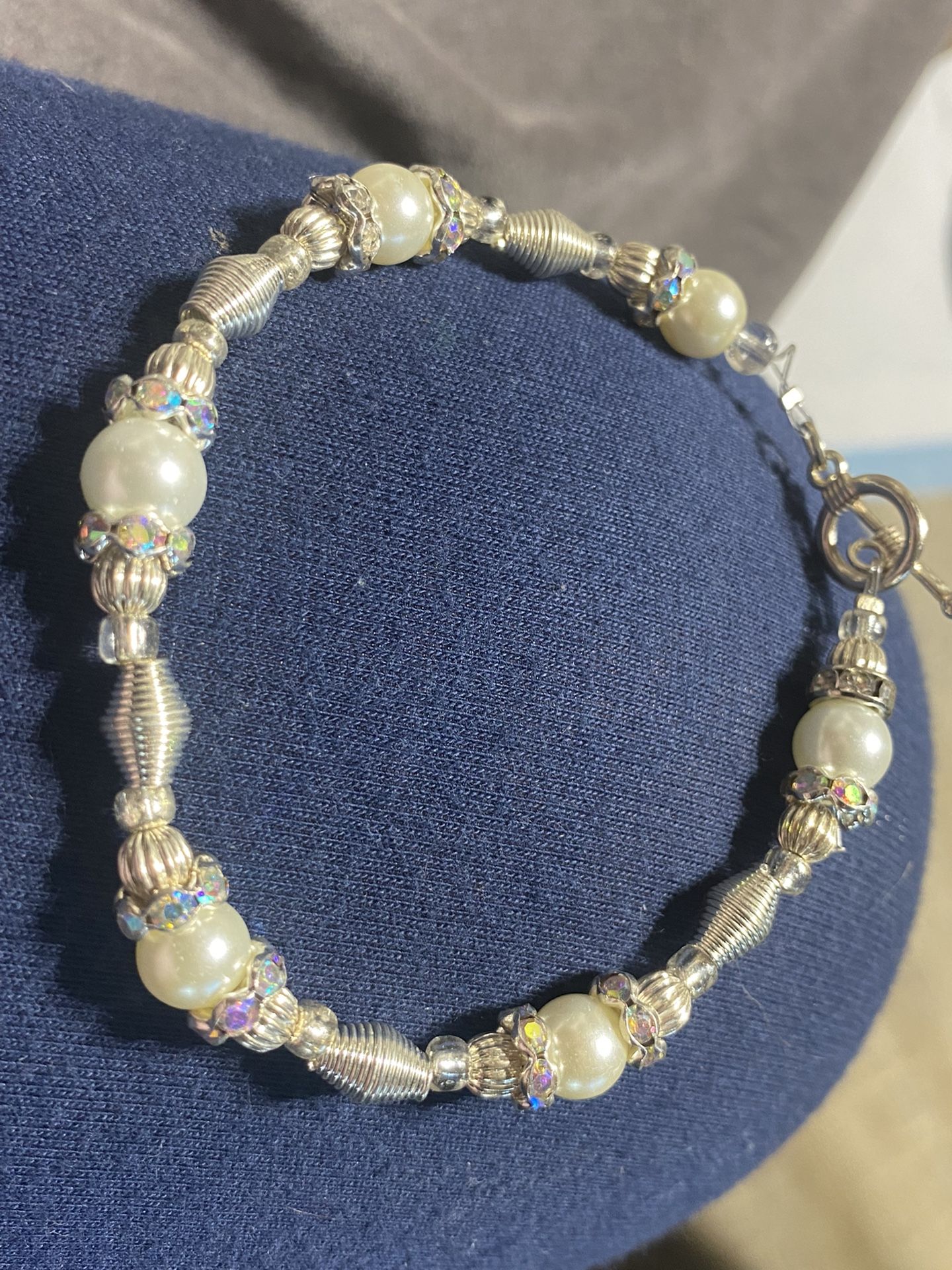 Homemade Glass Bead Bracelets $8 Ea Or 2/ $14