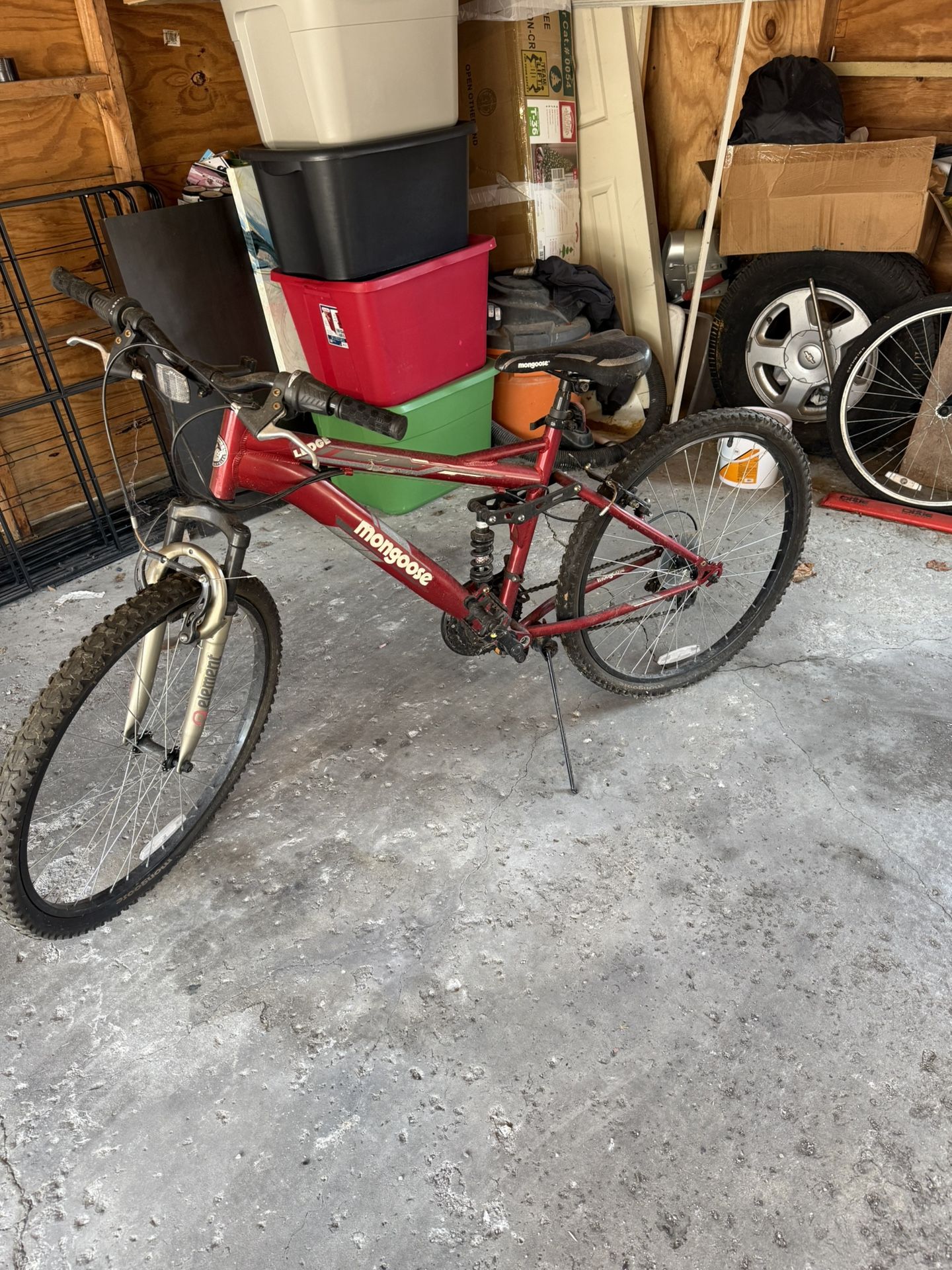 Red Mongoose Bike