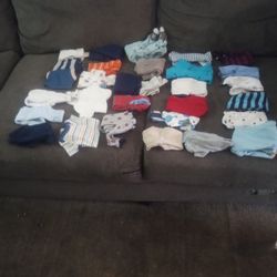 29 Pieces Of Baby Boy Infant Clothes 