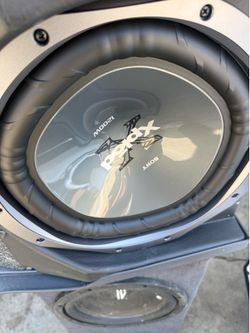 12” sony center console bass sub