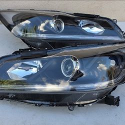 16-17 Honda Accord LED DRL Projector Headlights Luces Focos Micas Faros Faroles Headlamps 