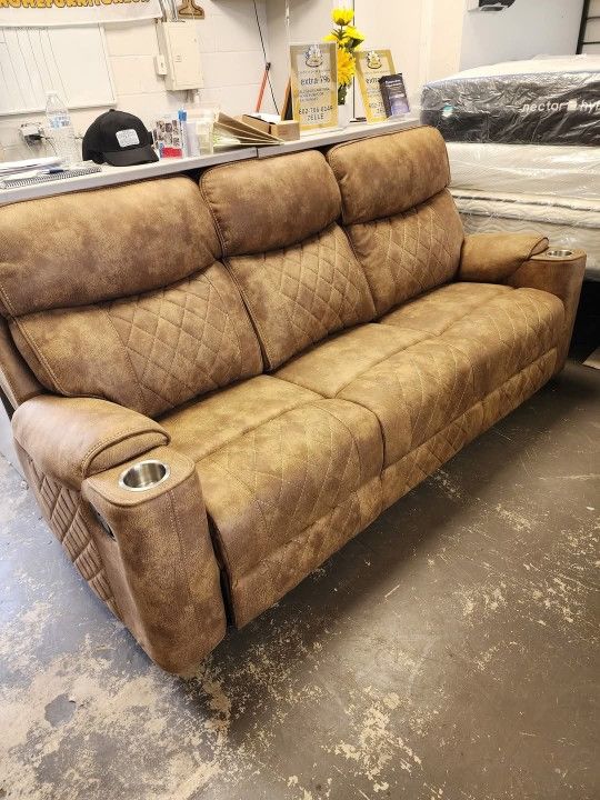 Sofa Double Recliner New In A Box $799