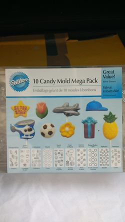 New Wilton 10 CANDY MOLD Set