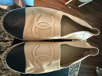 Chanel Espadrilles- Beige & Black