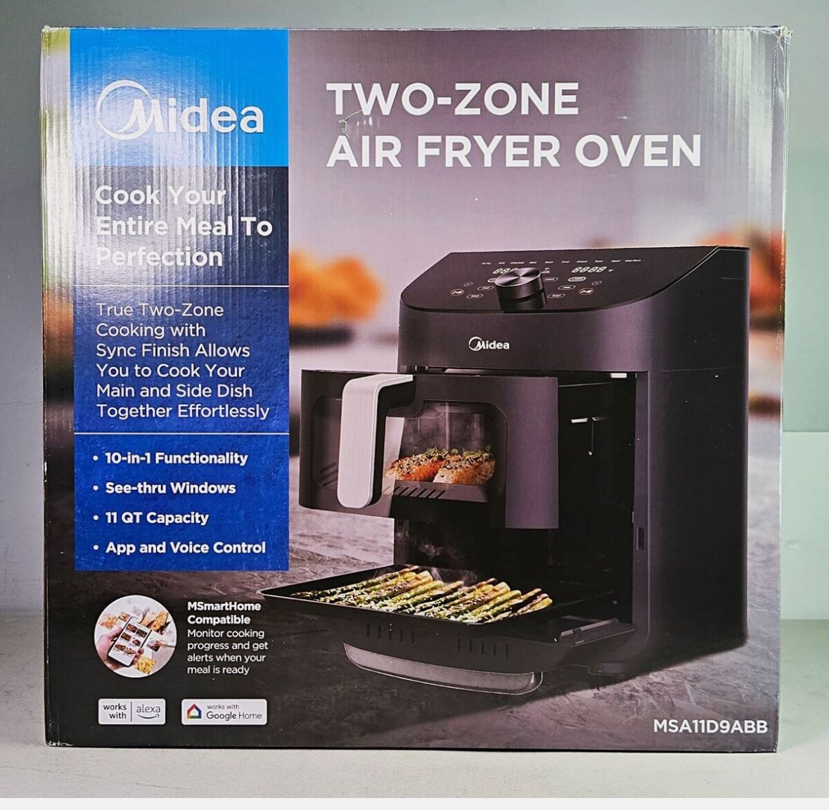 Midea Two-Zone Air Fryer Oven