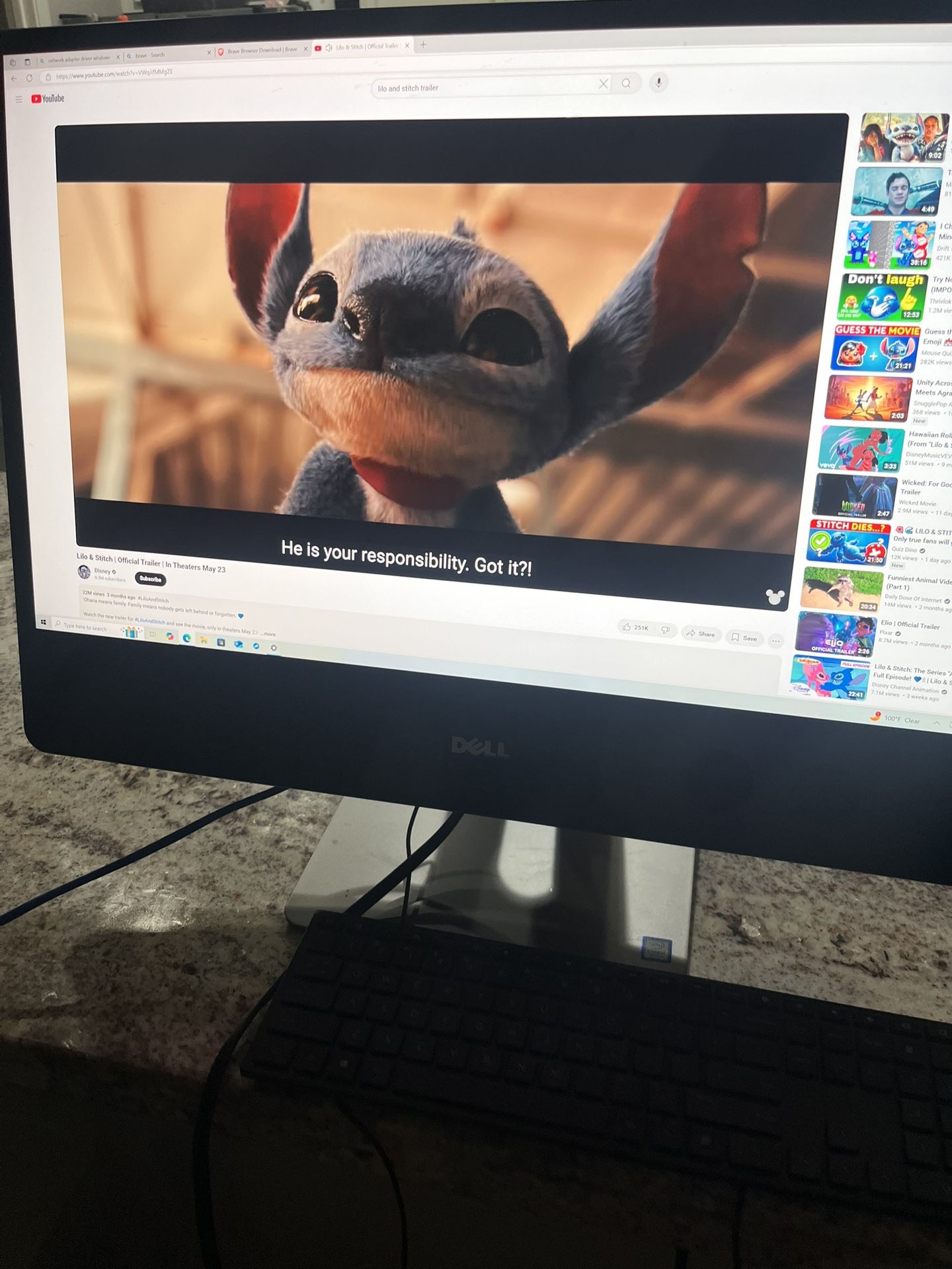 Dell XPS 7760 All-in-One PC - i7-7700, 8GB RAM, 1.2TB Storage- good condition