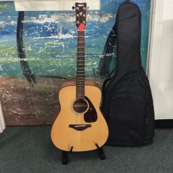 Yamaha FG700S Natural Acoustic Guitar W/ Soft Shell Case 💵  💳  💵  Cash and Card Accepted