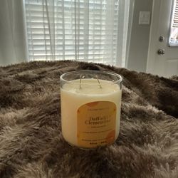 Daffodil + Clementine Soy Candle Crafted By Calyan Wax Co