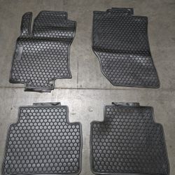 Heavy Duty Honeycomb Car Floor Mats for 2006-2011 Honda Civic, 8th Generation Custom Fit All-Season Rubber Liners, Odorless Waterproof Floor Guards 