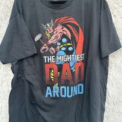 New The Mightiest Dad Around Short Sleeve T-Shirt in size XL