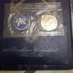 1974 Eisenhower Silver Dollar Uncerculated 
