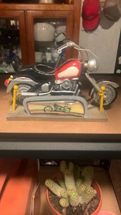 Motorcycle with knife collectible