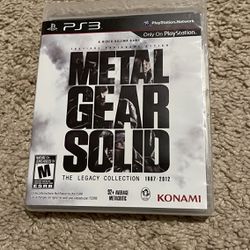 MGS Collection For Ps3 BRAND NEW
