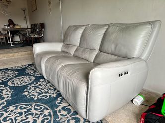Leather sofa