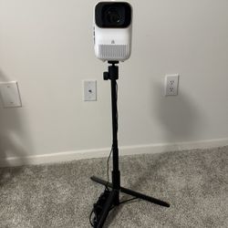 Wewatch WiFi Native 1080P Portable Projector & Adjustable-height Tripod Stand