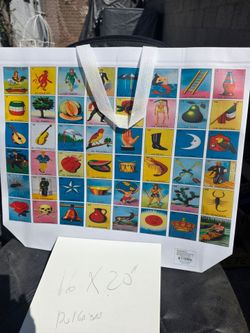 Reusable 16x20 Loteria Bag one dozen