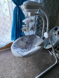 Baby elephant swing