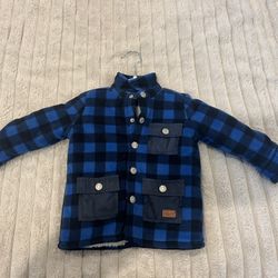 7 Fleece Button Up 