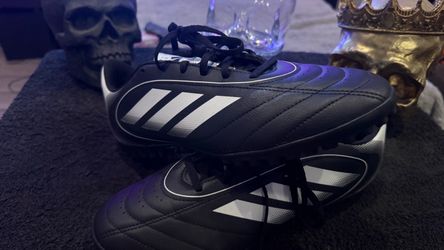 Adidas Soccer Cleats Black and White size 11 USA