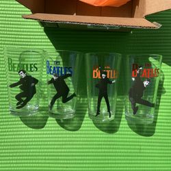 Beatles Collection of Drinking Glasses (set of 4)