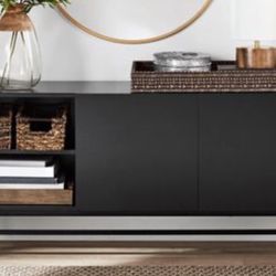 NEW Open Shelf Storage Console Table, TV Stand, (52” x 16” x  24”) L x W x H