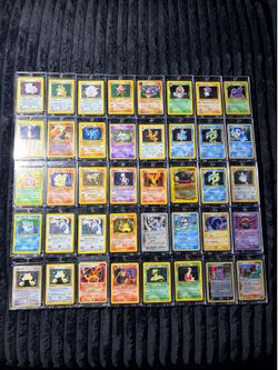 Pokémon vintage holo collection