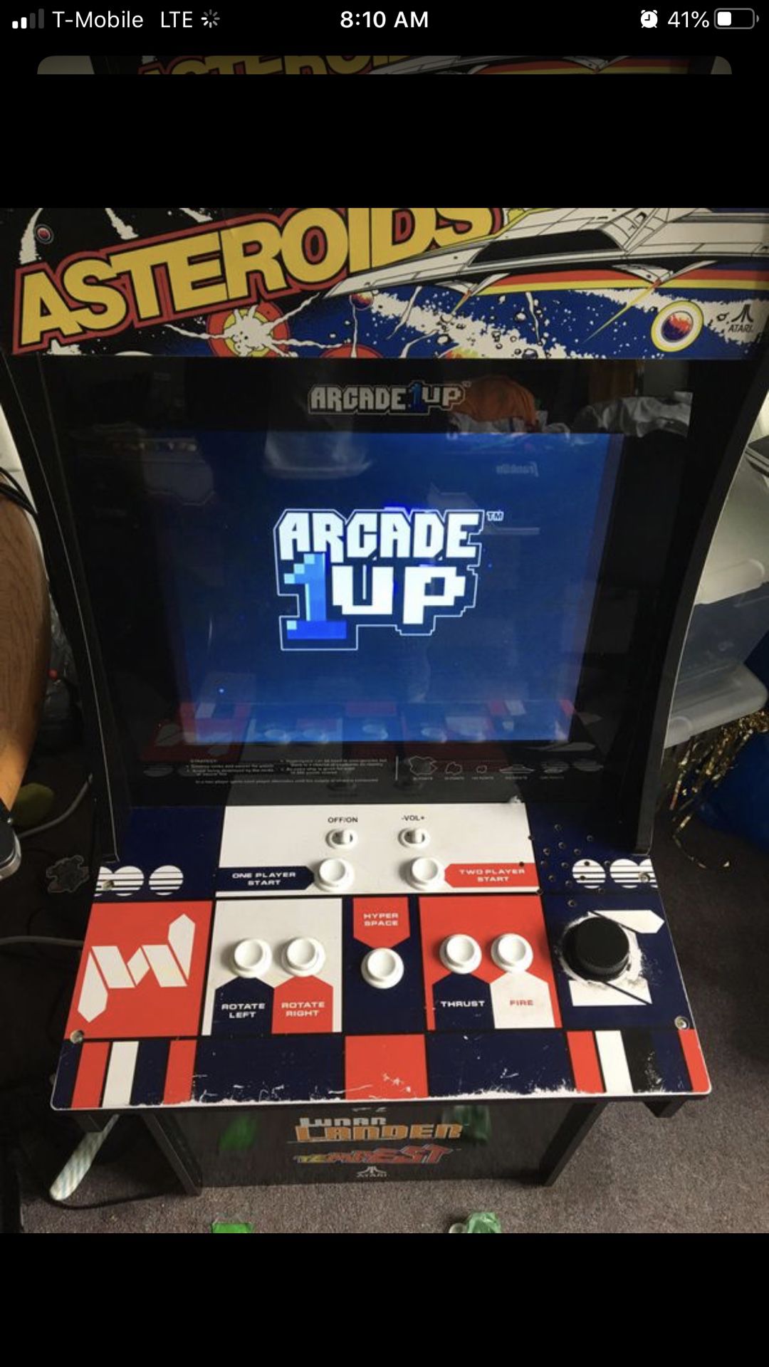 Astroid arcade game Life-size