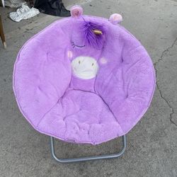 Unicorn Lounge Saucer Chair Pink