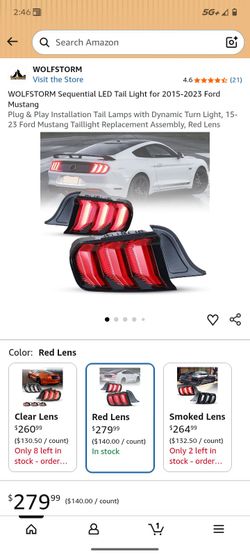 Tail lights 2025/2023