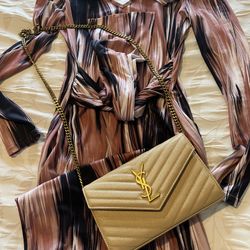 Dress & Purse 👜✨🤎