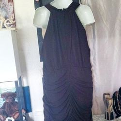 Elegant Emerald Sundae Black Mermaid Evening Gown. 