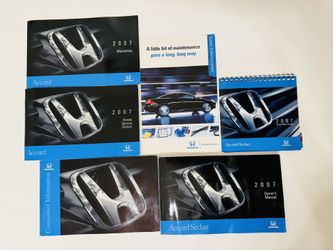 2007 Honda Accord Owners Manuals