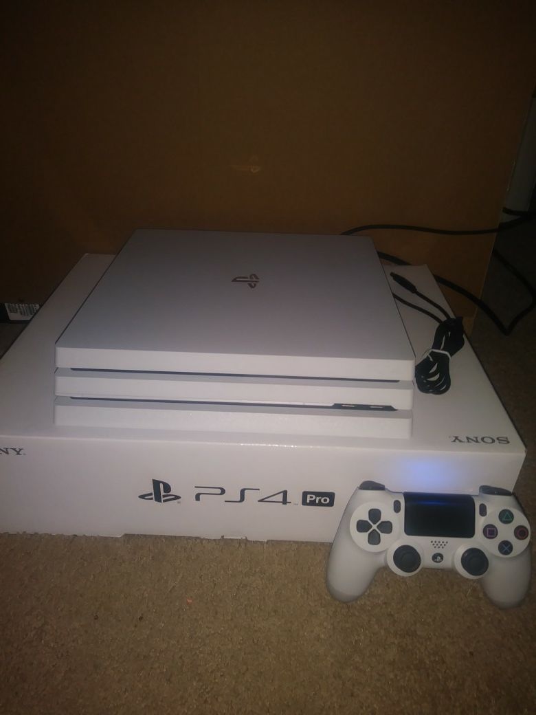 Ps4 Pro Glacier White For Sale In Newport News Va Offerup