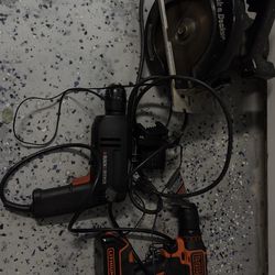 Black and decker tools
