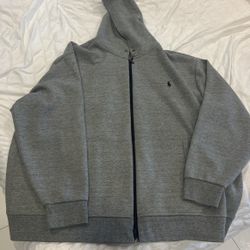 Polo 2XLB Zip Up Fleece Grey