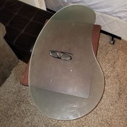 Bean Shape Glass Top