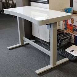 Tresanti Glass Top Standing Desk