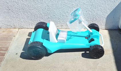 Droyd Zypster Electric Go Kart for Kids, 25V Lithium Ion Battery w/Dual 50W Brushed DC Motor Up to 3-6 Mph, Adjustable Height and Seat, Gifts for Boys