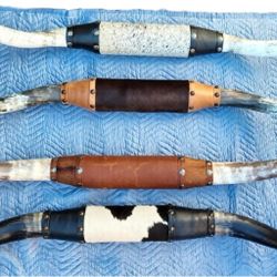 Cow Long Horns with Material Home Decor 