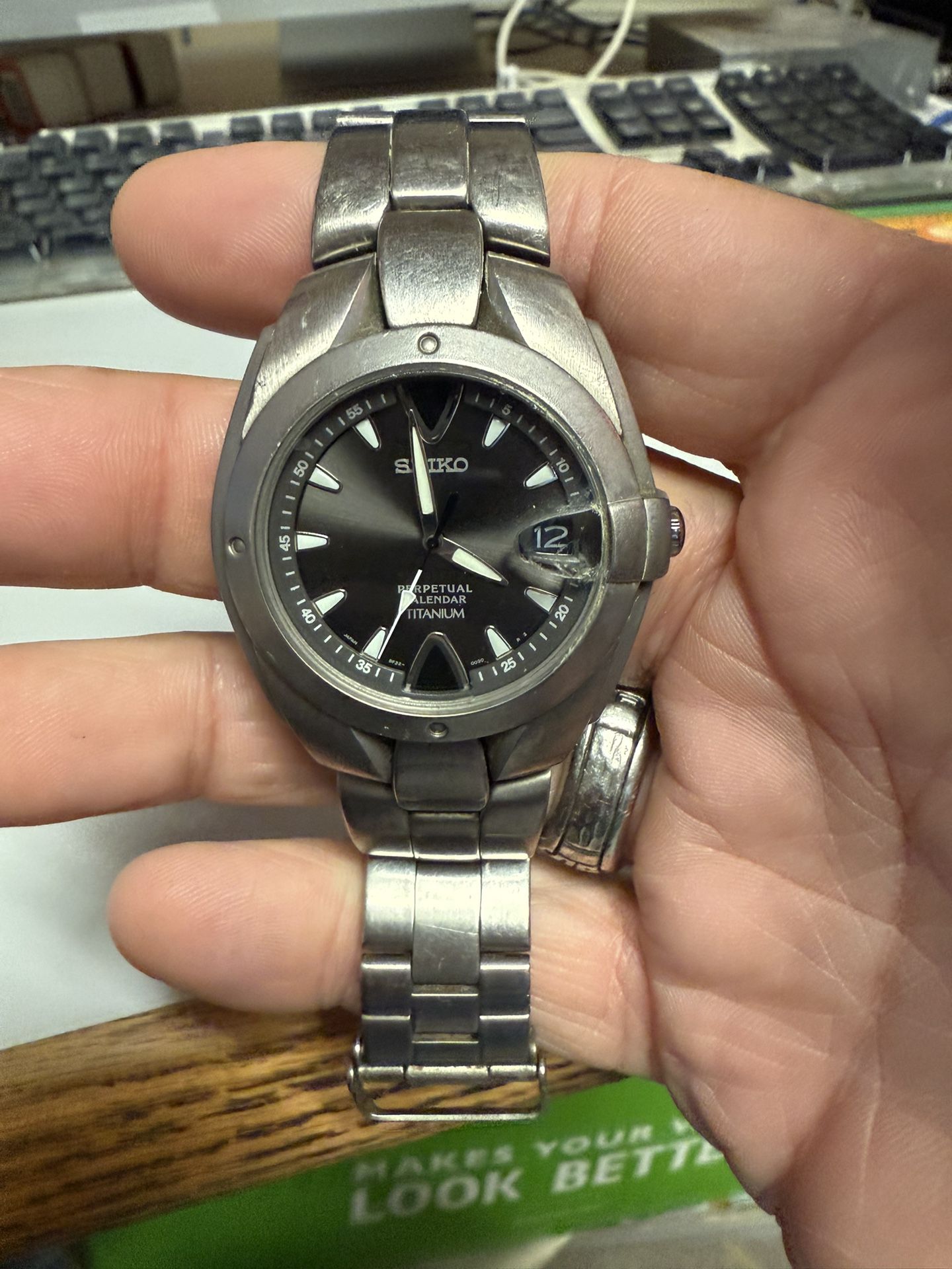 Seiko Perpetual Calendar Titanium Men’s Watch