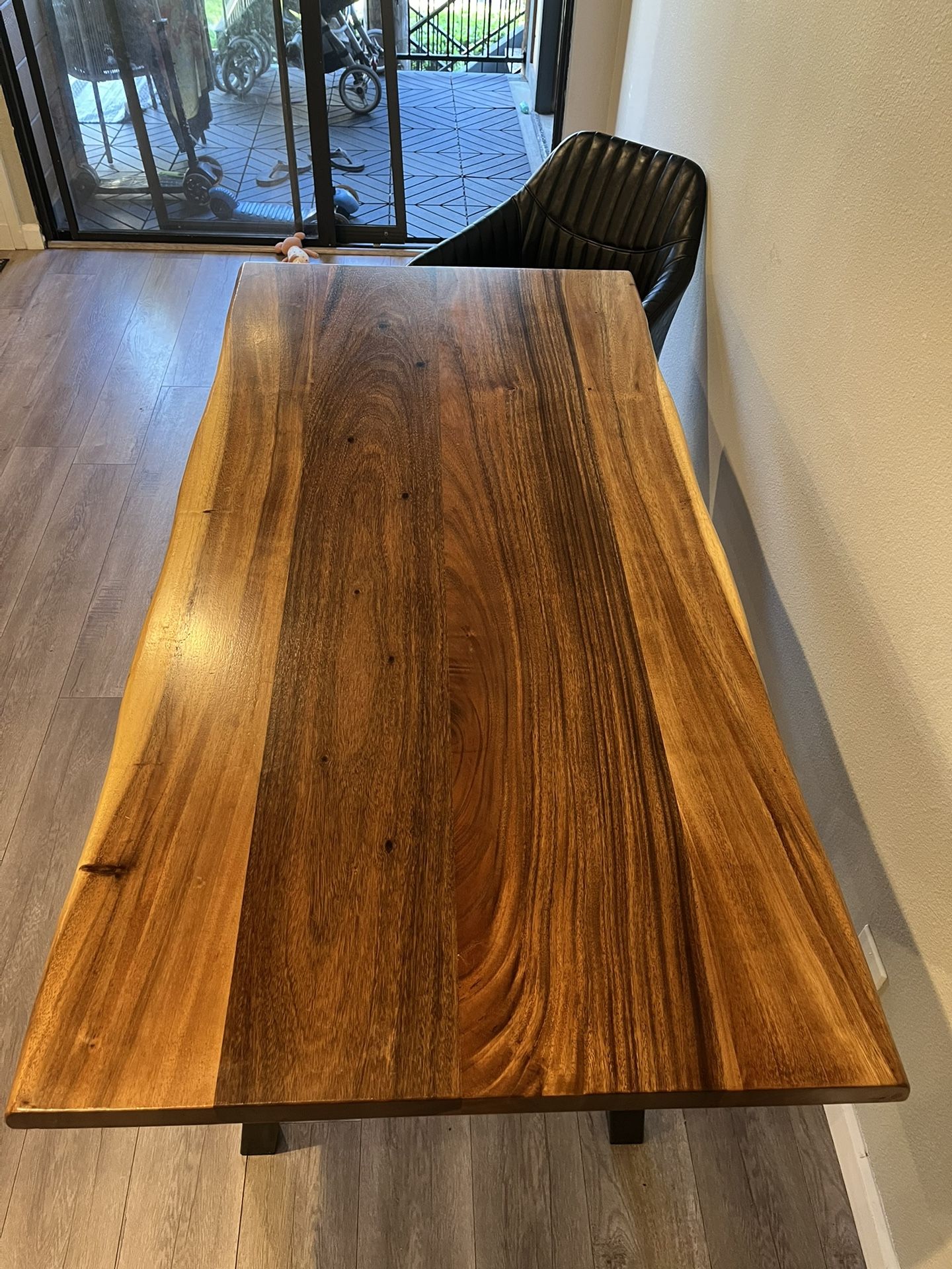Real Wood Live Edge Dining room Table