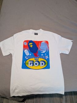 AUTHENTIC  BAPE x SAINT Mxxxxxx God Tee Mens 'White'