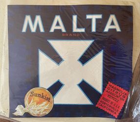 Vintage shipping crate label