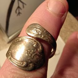 Spoon Ring And Pearl Ring